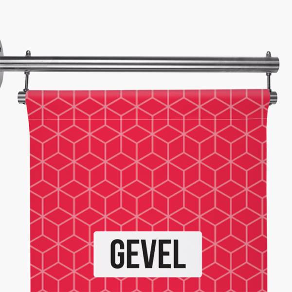 Gevel banier detail