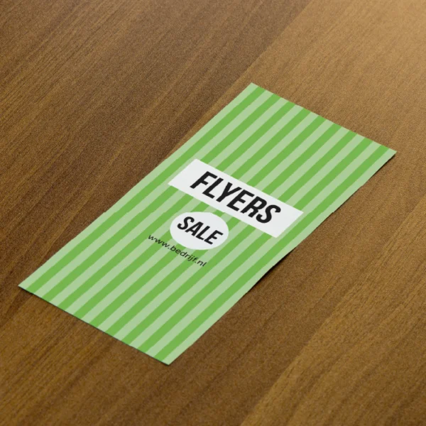 Flyer liggend detail