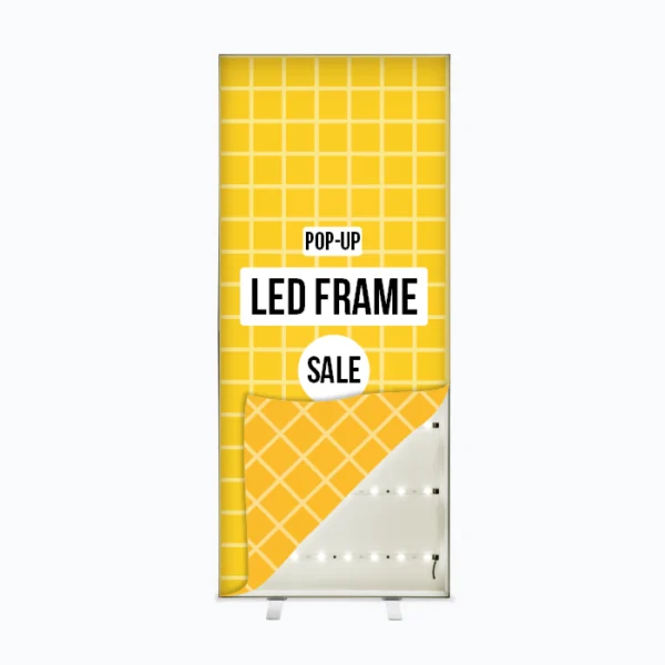 Led pop-up frame binnenkant